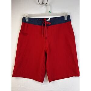 Old Navy California Swim Trunks Men's 30 Red Beach Summer Vacation